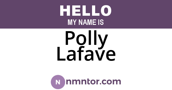 Polly Lafave
