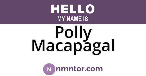 Polly Macapagal