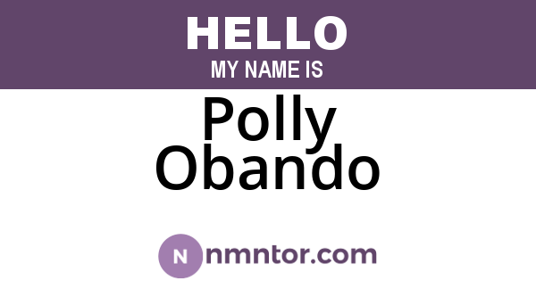 Polly Obando