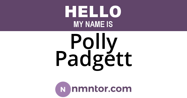 Polly Padgett