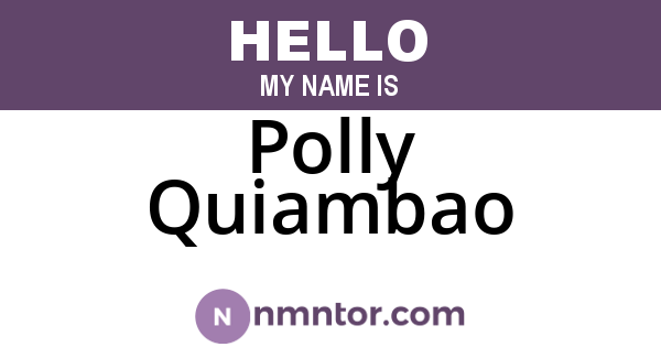 Polly Quiambao