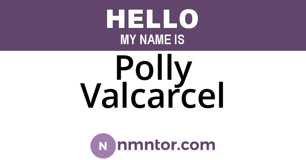 Polly Valcarcel