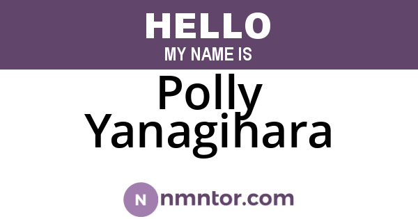 Polly Yanagihara