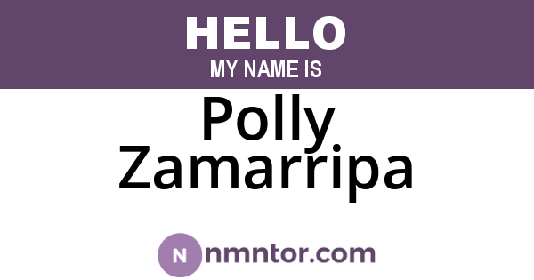 Polly Zamarripa