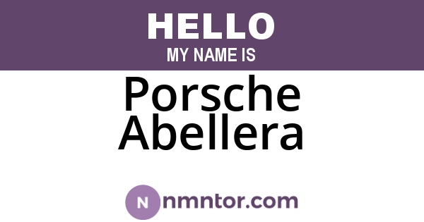 Porsche Abellera