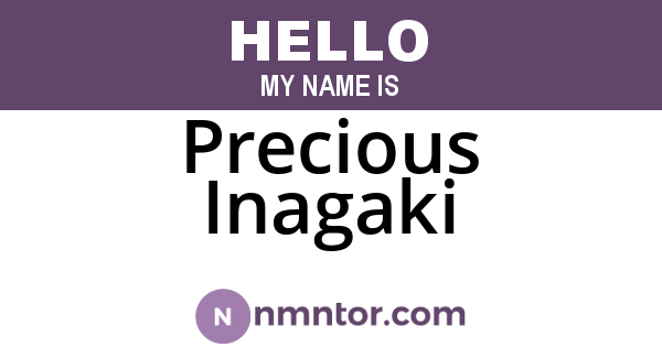 Precious Inagaki