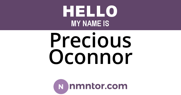 Precious Oconnor