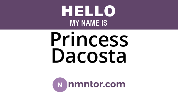 Princess Dacosta