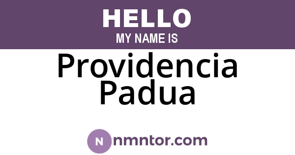 Providencia Padua