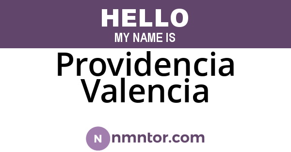 Providencia Valencia