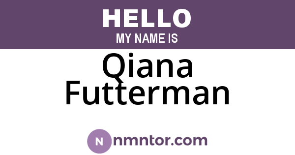 Qiana Futterman