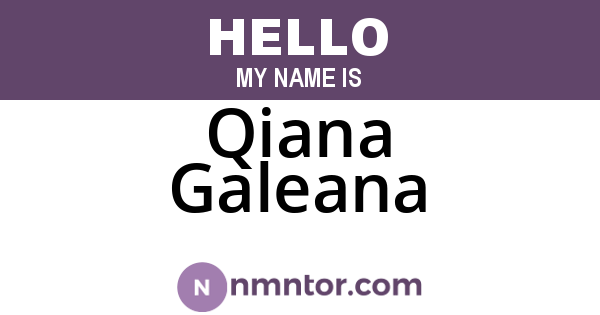 Qiana Galeana
