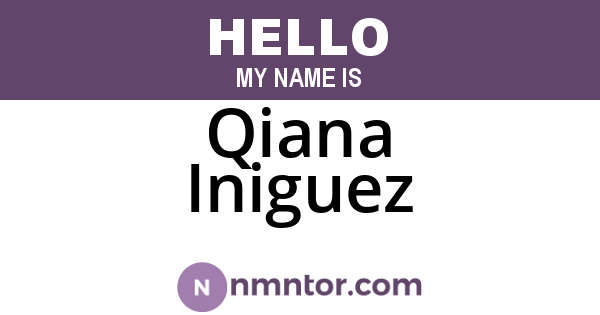 Qiana Iniguez