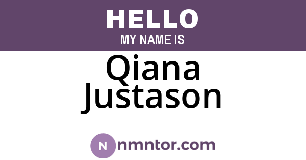 Qiana Justason