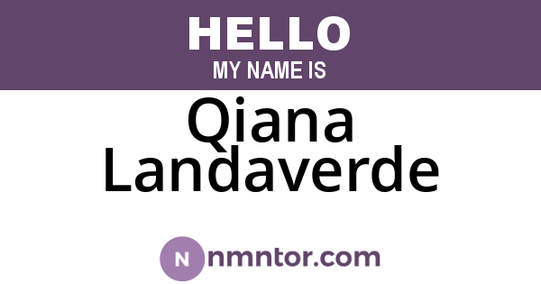 Qiana Landaverde