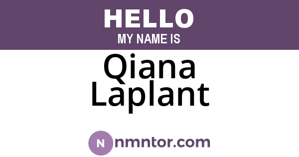 Qiana Laplant