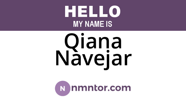 Qiana Navejar