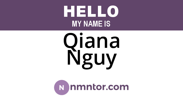 Qiana Nguy