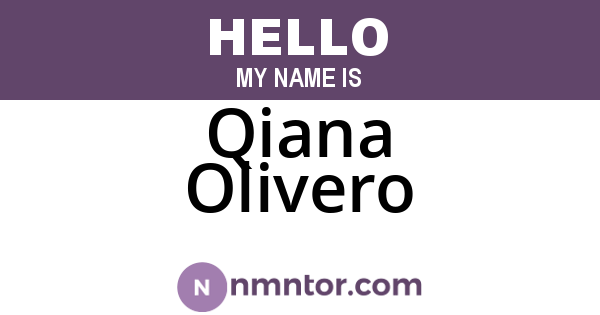 Qiana Olivero