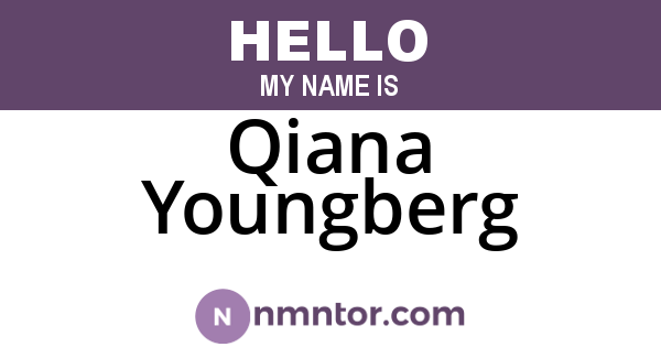 Qiana Youngberg