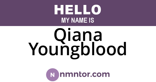 Qiana Youngblood