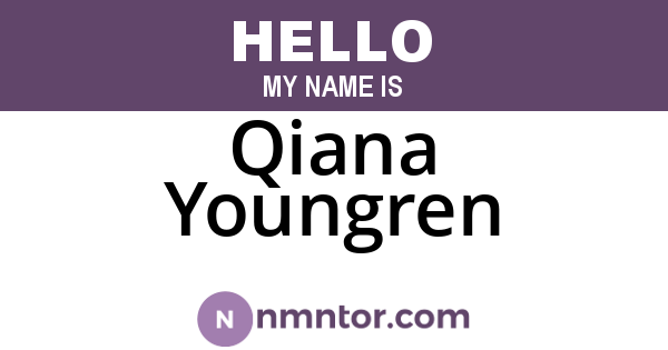 Qiana Youngren