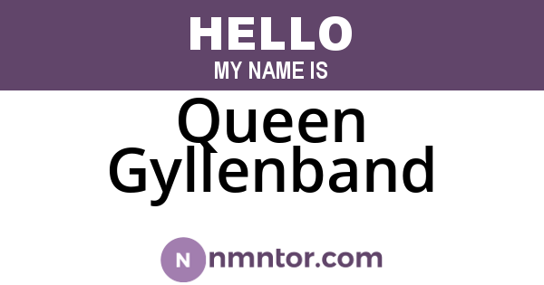 Queen Gyllenband