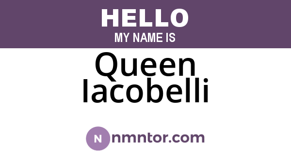 Queen Iacobelli