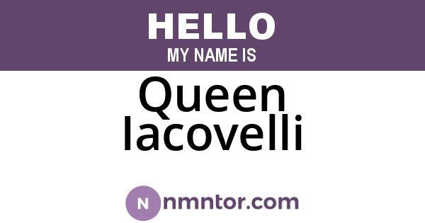 Queen Iacovelli