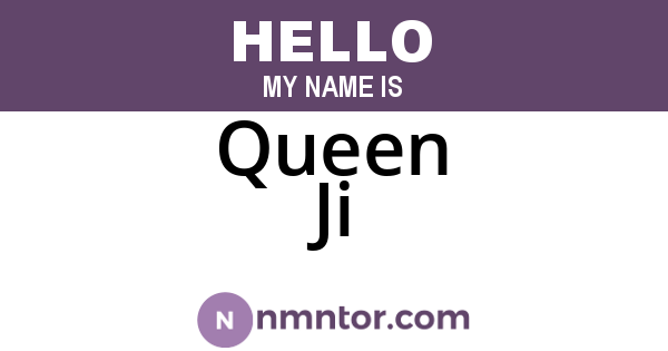 Queen Ji