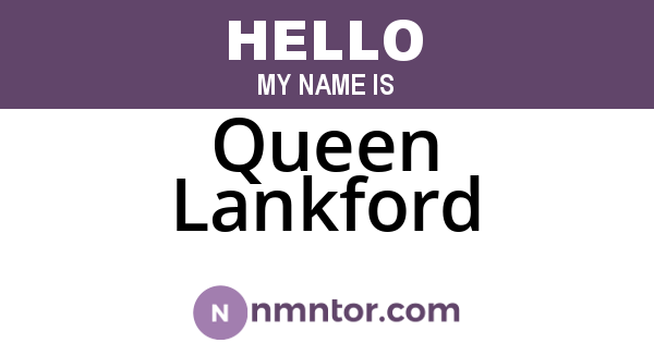 Queen Lankford