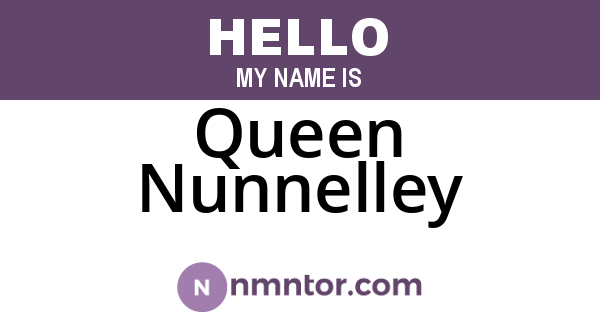 Queen Nunnelley