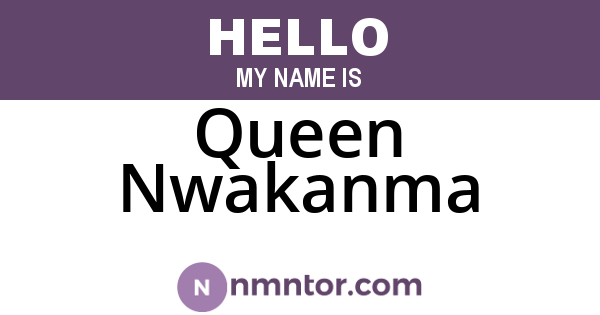 Queen Nwakanma