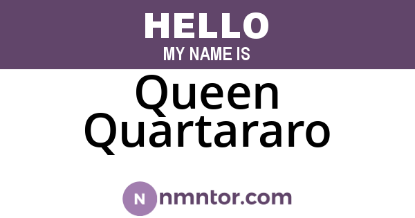 Queen Quartararo