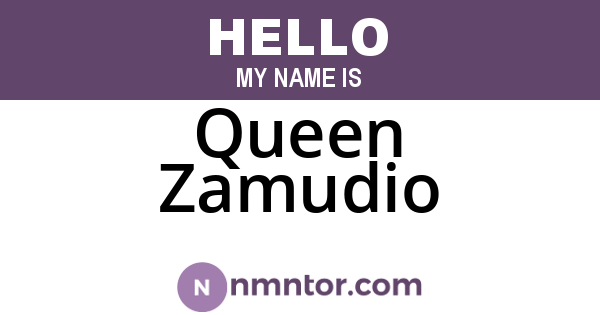 Queen Zamudio