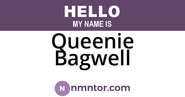Queenie Bagwell