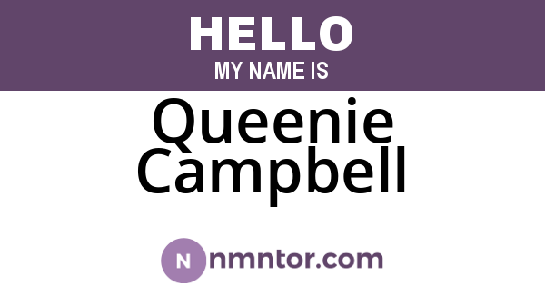 Queenie Campbell