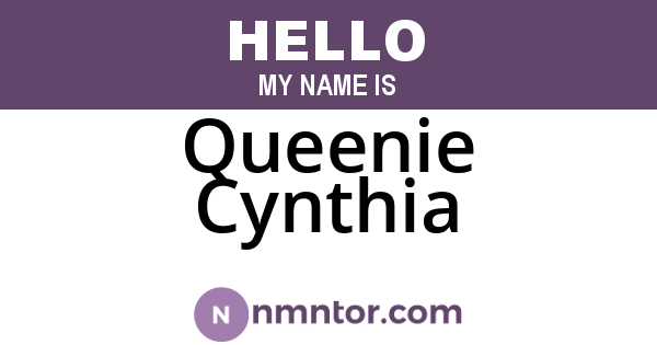 Queenie Cynthia