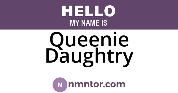 Queenie Daughtry