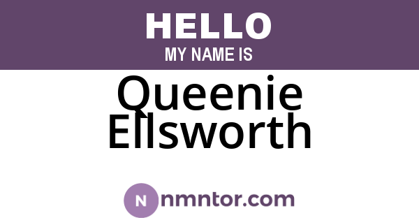 Queenie Ellsworth