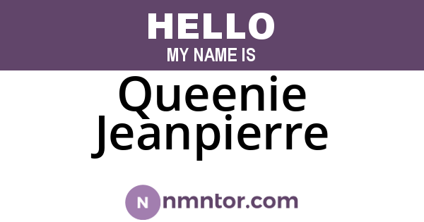 Queenie Jeanpierre