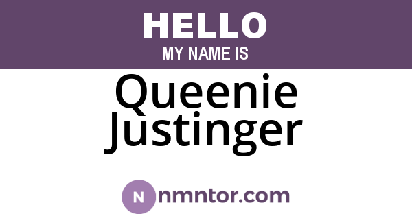 Queenie Justinger