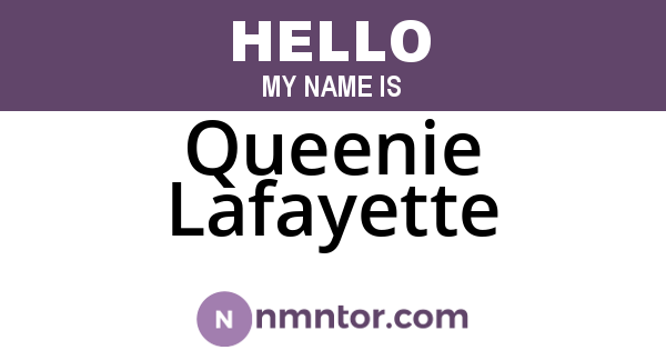 Queenie Lafayette