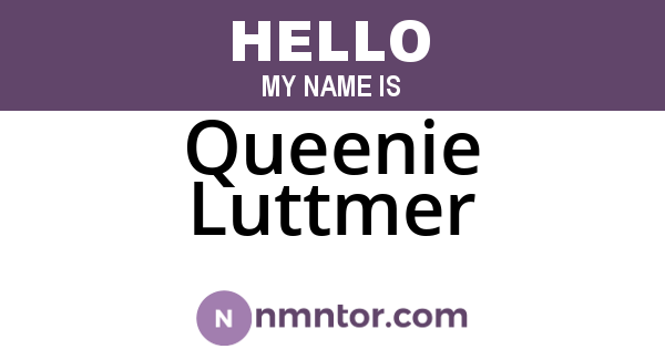 Queenie Luttmer