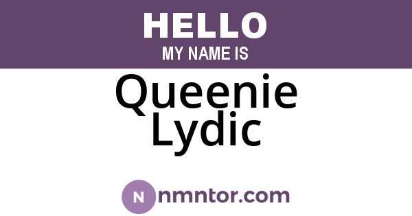 Queenie Lydic