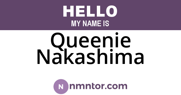 Queenie Nakashima
