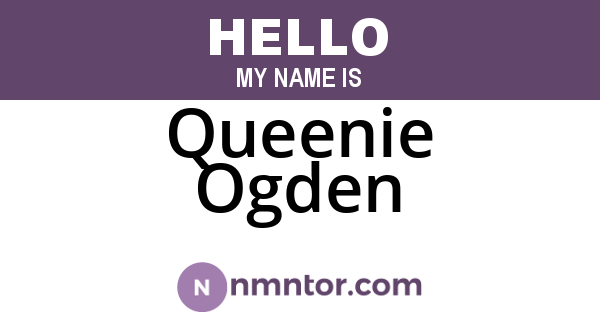 Queenie Ogden