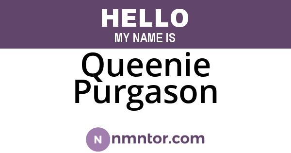 Queenie Purgason