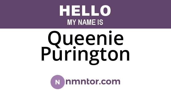 Queenie Purington