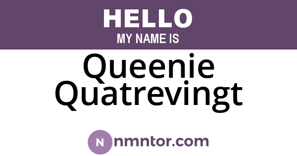 Queenie Quatrevingt